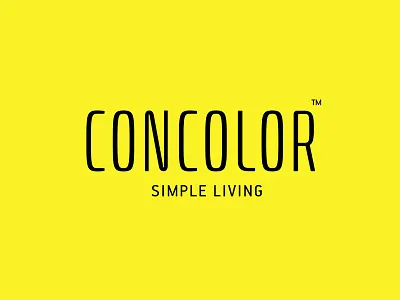 Concolor brand lettering logo logotype type