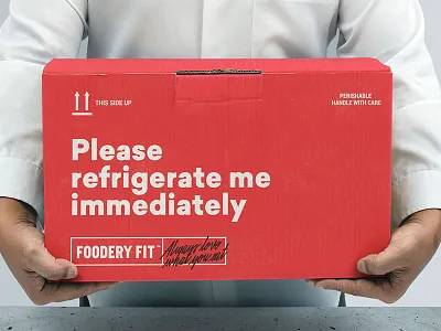 Foodery Fit Delivery Box box boxes cardboard packaging