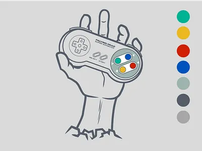 playing dead game pad dead gamepad nintendo