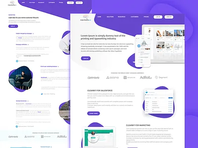 Merchants.ai landing page