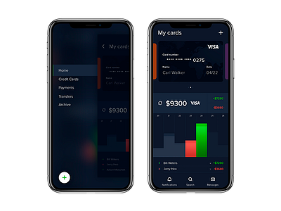 Financial app app application behance digitaldesign dribbble interface mobile ui userinterface ux webdesigner