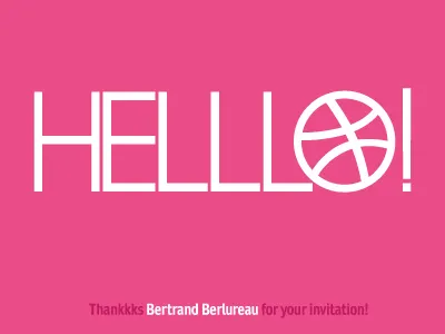 HELLLO! first shot helllo typeface welcome