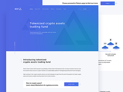 Crypto fund crypto fund ui ux web webdesign