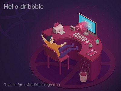 Hello Dribbble hello