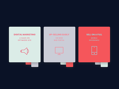 Daily UI - Card animate animation card color flat