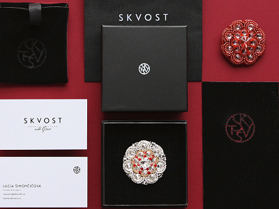 Skvost // packaging branding identity jewellery jewelry packaging skvost