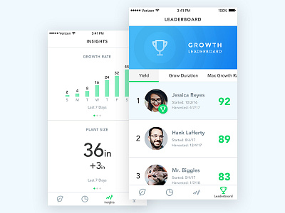 Growpods Mobile App app ios mobile ui ux