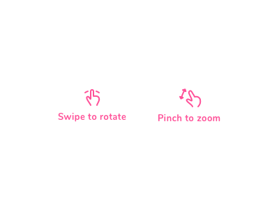 👆 a couple little gesture icons gesture hand icons pinch swipe touch