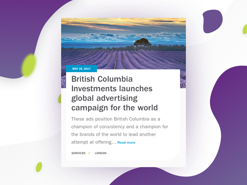 Example of Homepage Design Refresh