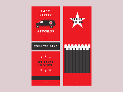 Strike 'em up illustration matches star van vinyl