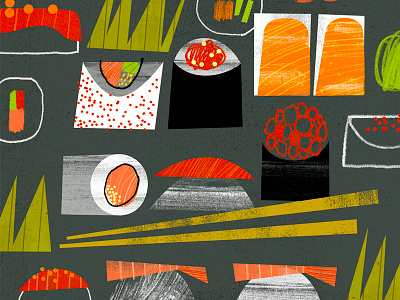 Sushi Pattern sushi