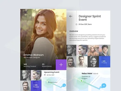 Event Creation event event detail meeting meeting creating mobile application profile