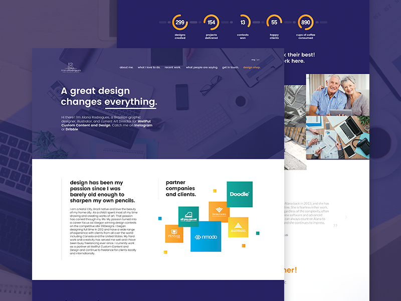 Example of Contact Page Design