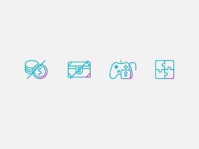 Icons design game icon vector web