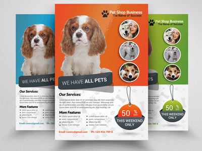 Pet Shop Business Flyer Template business business flyer clean company corporate business flyer pet shop business flyer template