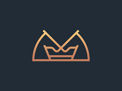 Horse + Crown animal brand branding crown elegant horse logo mark minimal symbol