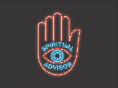 SPIRITUAL ADVISOR illustration movie spiritualadvisor strangerthings vector