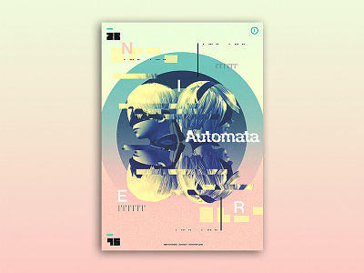 PROJECT POSTERS - Nier Automata games graphic design nier poster square enix