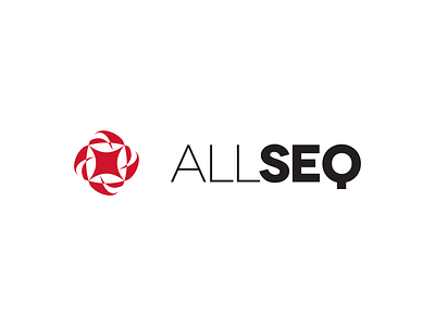 AllSeq - Branding v2 branding dna future logo market marketplace modern molecules nucleus sequencing