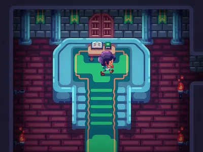 Hall fantasy game houses illustration inspiration nintendo timo