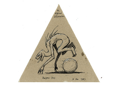 Pizza Jumpman anonymouswholefoodsemployee characterdesign illustration sketching