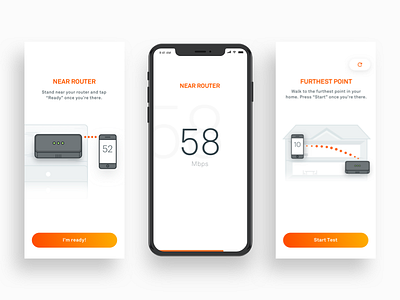 WiFi Coverage Test Mobile App app apple coverage ios iot mobile orange router wifi
