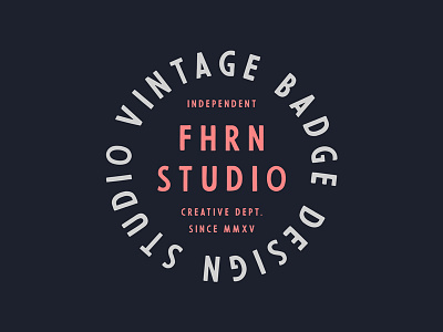 Fhrn Studio badge design bird branding clothing design for sale illustration skull supply co t shirt design vector vintage vintage badge