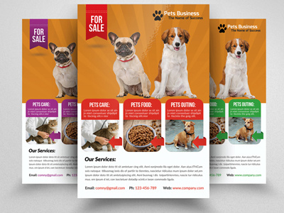 Pet Shop Business Flyer Template business business flyer clean company corporate business flyer pet shop business flyer template