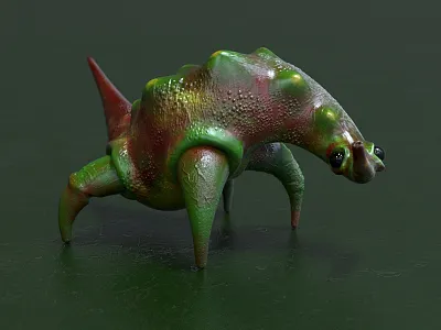 Monster (2) 3d cartoon character design fantastic creature illustration monster zbrush