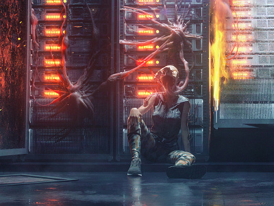 BioHacker concept art film keyframe vfx