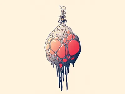 Glowing Alien Egg Sack alien egg lol melting sack sword