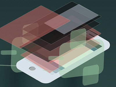 isometric fun adobe clean illustration illustrator iphone isometric simple white