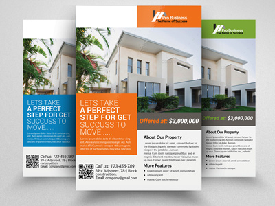 Real Estate Agency PSD Flyer business business flyer clean company corporate business flyer real estate agency psd flyer