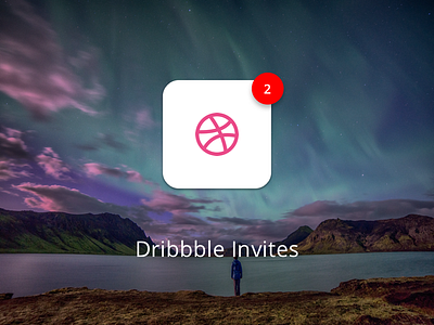 Dribbble Invite dribbble invitation invite letter pink