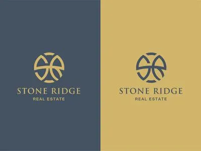 Stone Ridge Real Estate logo logodesign logoinspirations realestate