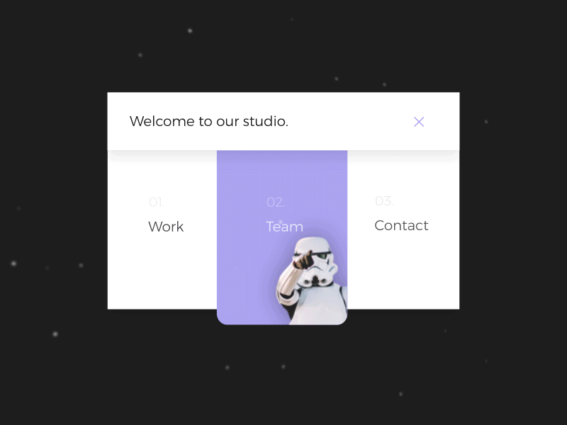 Menu animation animation card clean daily ui freebie hover interaction menu nav ui ux