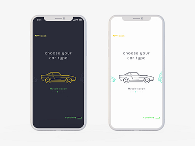 Fuel tracker black and white design flat illustration iphone x ui ux