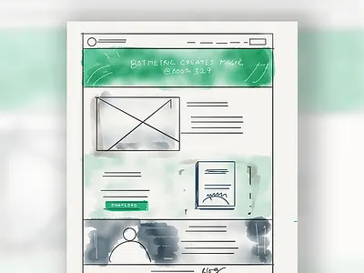 Botmetric Aws re:Invent Landing Page UI Wireframe Sketch aws aws cloud botmetric landing page landing page ui re invent re:invent