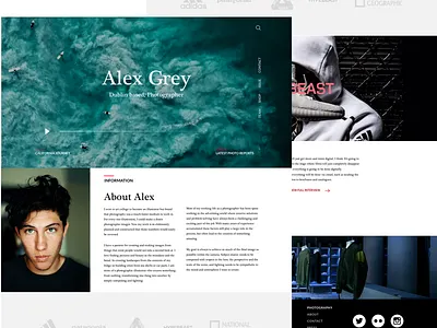 Photographer website app experience ios iphone iphonex landing page photo photography ui user ux