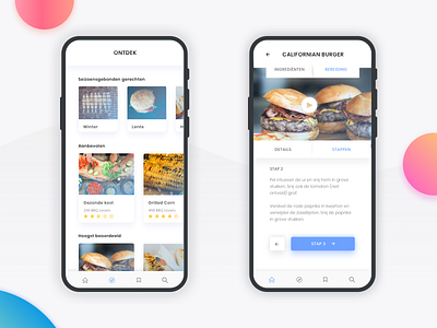 BBQ App app bbq branding cook design iphonex mobile ui ux