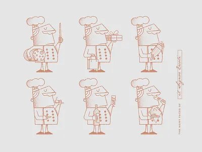 Mr Ercoli branding character coffee daniele simonelli dsgn food illustration pasta restaurant shop wine