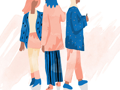 Ladies 2 illustration ladies lady