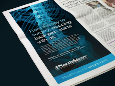 NorthShore University HealthSystem print ad advertising campaign chicago healthcare print