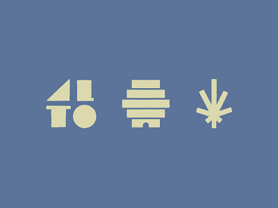 Alto Stuffs 420 bee hive bees branding honey icons identity leaf logo weed