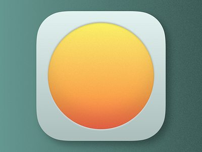 Weather Essentials App Icon 001 app icon ios iphone minimal teal weather