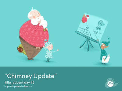 Chimney Update christmas illo advent santa