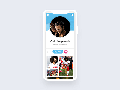 Todays #dailyui - #006 - User Profile app branding card cards interface ios iphone layout portrait ui ux vector