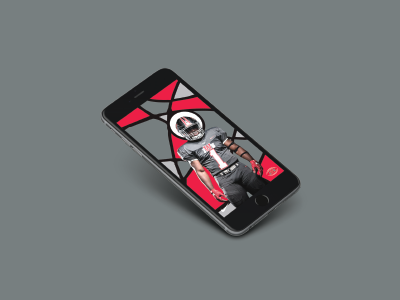 Football Wallpaper color football iphone mockup recruiting stained glass wallpaper