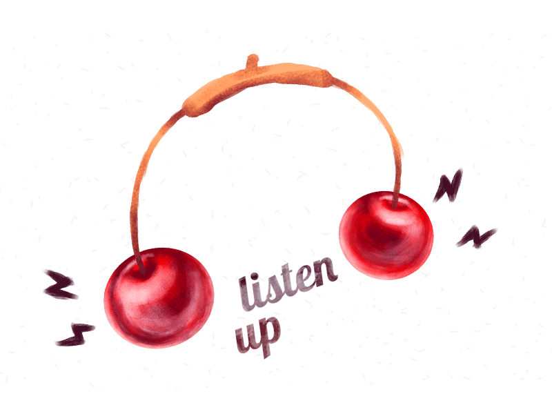 1 Dribbble Invite cherry contest dribbble dunk game headset invite music play sound