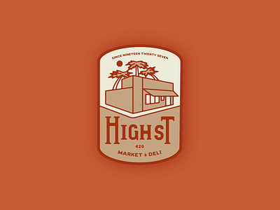 High Street Deli deli high illustration street